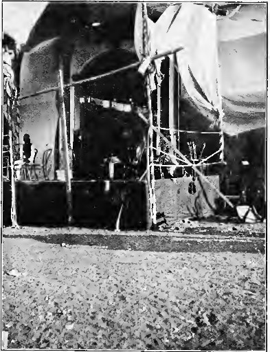 Pandal at Surat Congress Session after uproar in December, 1907