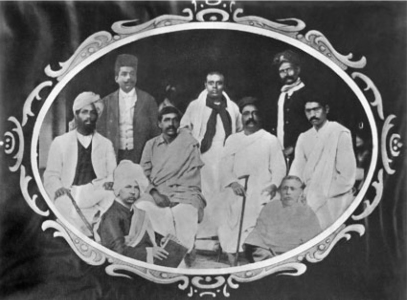 Sri Aurobindo and Nationalist leaders at Surat, December 1907