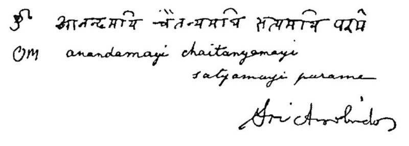 OM Anandamayi Chaitanyamayi