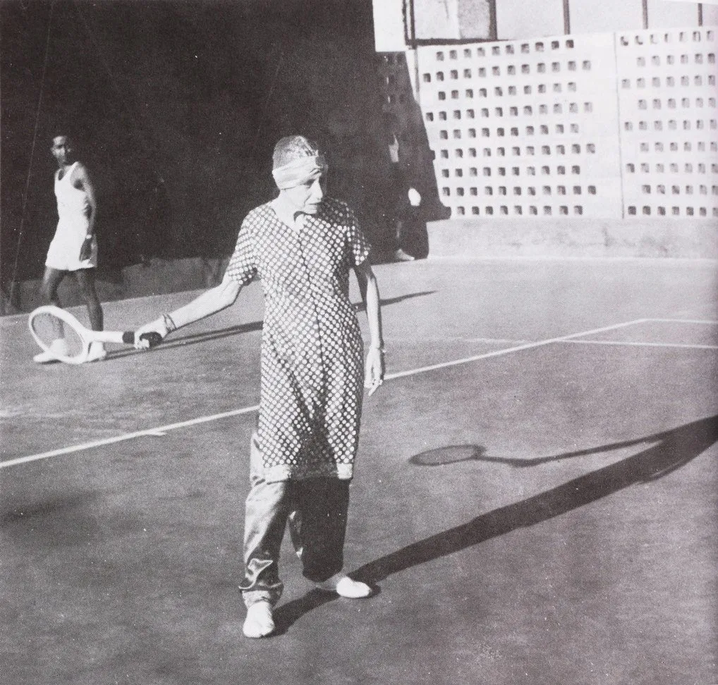 118-2_Mother-at-the-Ashram-Tennis-Ground_sml-e1608919547405.jpg