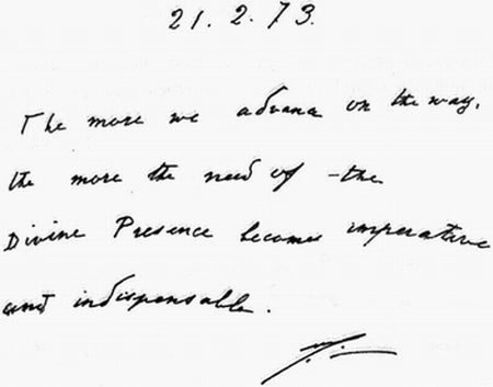 Darshan Message of 21 February 1973
