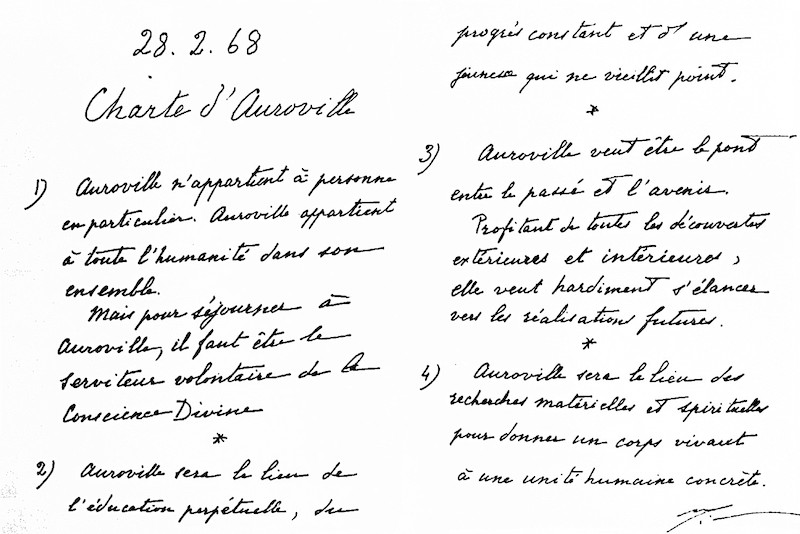 The Auroville Charter