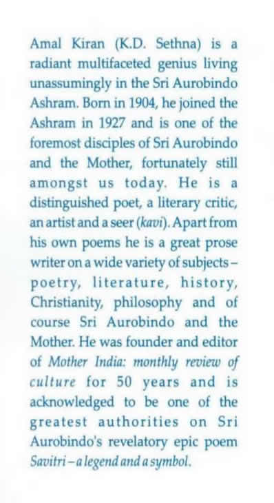 The Vision and Work of Sri Aurobindo - Book by Amal Kiran