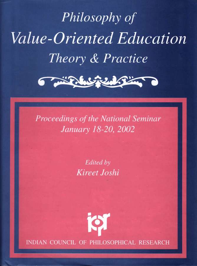 Philosophy of Value-Oriented Education, Book by Kireet Joshi