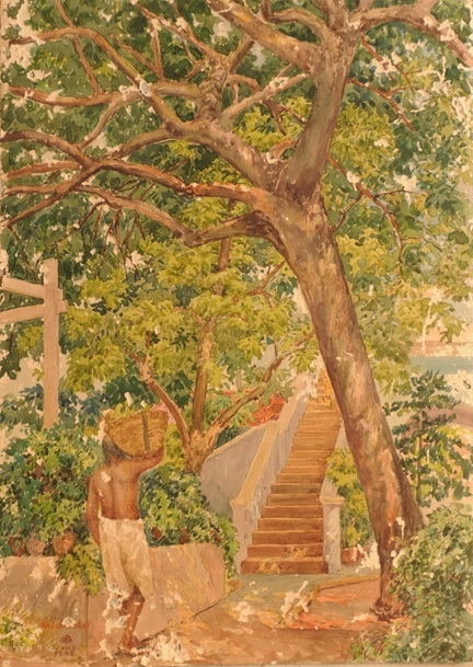 A painting by Krishnalal