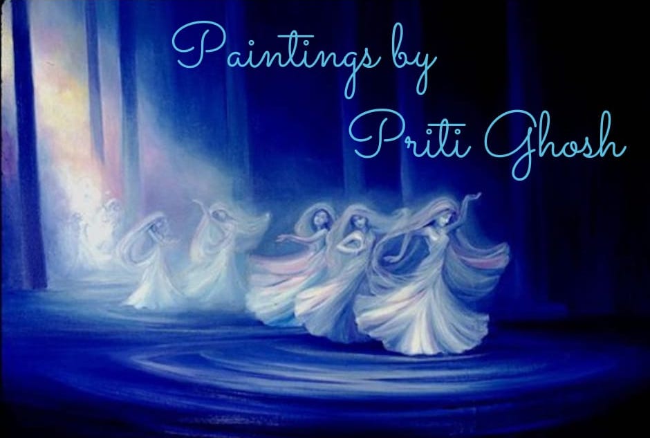 Paintings on Savitri by Priti Ghosh