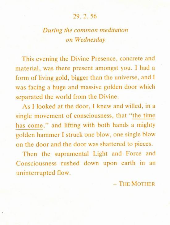 Darshan Message of 29 Februray 1980