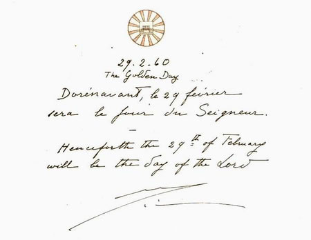 Darshan Message of 29 Februray 1988