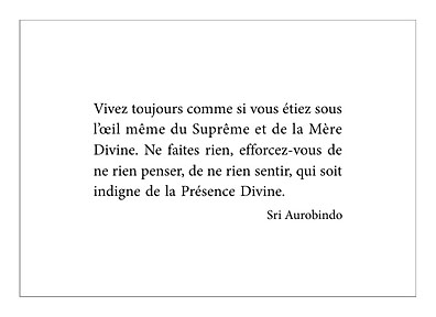 Darshan Message of 21 February 2009