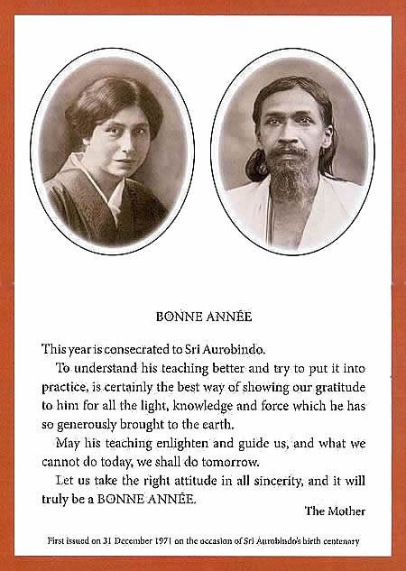 Darshan Message of 1 January 2010