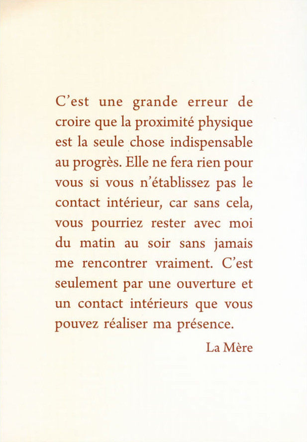 Darshan Message of 17 November 2011