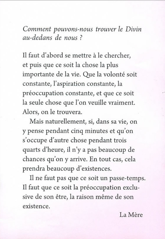 Darshan Message of 21 February 2012