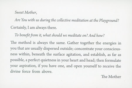 Darshan Message of 17 November 2018